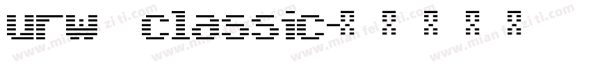 urw classic字体转换